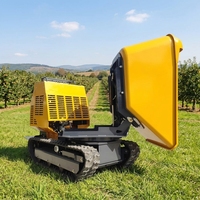 KC1200 Rotierender Mini-Raupenkipper 1200kg Hydraulischer Drehkipper CE-Zertifiziert für Landwirtschaft und Bau