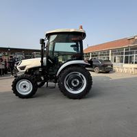 Tracteur agricole 4x4 de haute qualité 50HP 60HP 70HP avec moteur et boîte de vitesses pour semis de maïs, riz et légumes