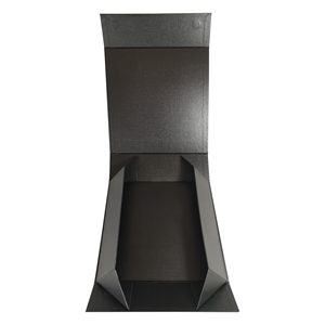 Customize Large Black Foldable Magnetic Closure Luxury Gift Cardboard Magnetic Paper <b>Box</b> For <b>Clothes</b> - Product Image 3
