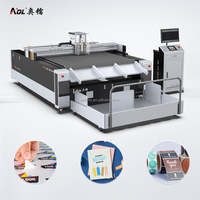 Plotter de Corte CNC de Cama Plana para Película PET Digital y Cajas Corrugadas con Rodillo de Alimentación y Cuchilla de Grabado AOL 1070 PLUS