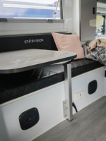 Nouvelles pièces de performance pour pied de table de camping-car caravane remorque-rotation et levage pour cadre de table intérieur