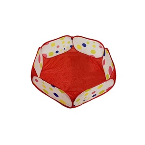Corralito infantil plegable de tela roja con piscina de pelotas para niños de 4 a 6 años para uso doméstico - Product Image 2
