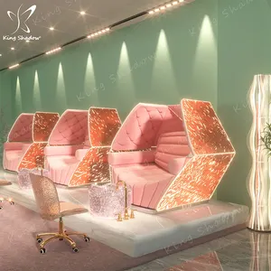 2023 Novo Spa Nail Salon Móveis Couro Sintético Pedicure Cadeira com Recurso de Massagem de Fornecedores Confiáveis