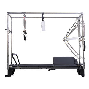 <span class=keywords><strong>Reformer</strong></span> Pilates pliable et portable en bois d'érable pour usage domestique, ensemble 5 pièces écologique avec ressorts réglables pour le renforcement du tronc, idéal pour studio de Pilates - Product Image 5