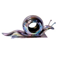 Statues d'escargot sculpture d'escargot de jardin en fibre de verre sculpture d'escargot à vendre