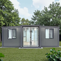 Vente d'usine Maison en conteneur préfabriquée 40 Structure en acier Maison en conteneur portable Maison en Australie avec conteneur de salle de bain