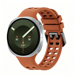 สายนาฬิกาซิลิโคนแบบหัวเข็มขัดคู่สำหรับเปลี่ยนใส่ Samsung Galaxy Watch9/Watch8/8 Classic - Product Image 2