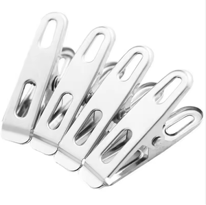 Mollette per Bucato Resistenti e Antivento, Clip Multiuso in Acciaio Inox <span class=keywords><strong>Argento</strong></span> per Calzini, Vendita all'Ingrosso - Product Image 5