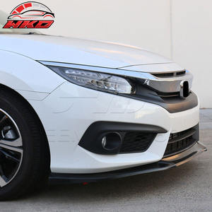 Compatible con Honda Civic 16-18, Estilo IKON GT, Divisor de Parachoques Delantero Sin Pintar, PU de Alta Calidad, Accesorio Exterior - Product Image 5