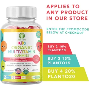 Logotipo barato personalizado multivitamínico gummies vitaminas gomoso para crianças saúde para criança