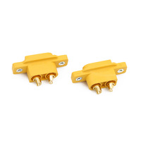 Connecteur anti-étincelles à courant élevé Amass XT90NE-M, prise rectangulaire plaquée or pour batterie ESC RC