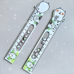 Règle en acrylique de shaker d'image de dessin animé drôle personnalisé outil de conception en plastique promotionnel pour les créateurs de mode - Product Image 2