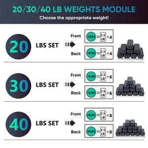 Chaleco con Peso Ajustable para Mujer, Chaleco con Peso Premium Ajustable de 10 kg para Entrenamiento de Fuerza - Product Image 6