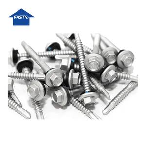 DIN7504 #12*2 "<span class=keywords><strong>Ind</strong></span>。六角カップフランジヘッド自己掘削SDS金属ルーフィングねじEPDMワッシャー付きシルバーRuspert 1000時間 - Product Image 5