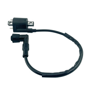 คอยล์จุดระเบิดรถจักรยานยนต์โมโตโรล่าคอยล์แรงดันสูงสำหรับ CBR125 TRX650 ฝาซิลิโคน ขั้วต่อ 2 พิน - Product Image 1