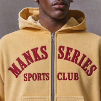 Sweat-shirts à capuche pour hommes, coupe ample, avec double poche zippée, logo brodé personnalisé, style streetwear, en tissu épais, vente en gros