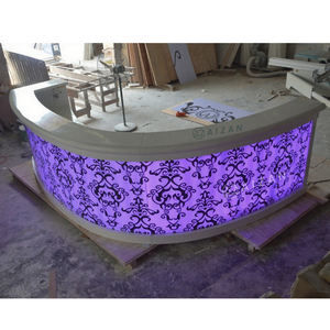 Comptoir de bar LED moderne de qualité supérieure, nouveau design 2026, pour restaurant musical, hôtel, salon, aéroport - Product Image 1