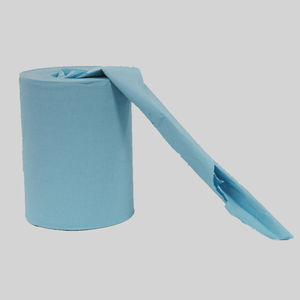 Food Grade 2 Ply <b>Blue</b> <b>Paper</b> <b>Towels</b> Embossed Centrefeed <b>Rolls</b> - Product Image 1