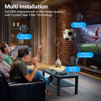 Antenne TV d'intérieur avec amplificateur et amplificateur de signal, portée de plus de 2200 milles, réception HD 4K/1080p claire, fixation par visser/clip mural
