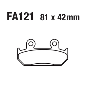 Pastillas de Freno de Disco para Motocicleta FA121 <span class=keywords><strong>HONDA</strong></span> <span class=keywords><strong>CBR</strong></span> 250 400 <span class=keywords><strong>500</strong></span> 600 NSR 250 CB 350 450 VFR 400 XRV 750 - Product Image 4