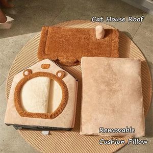 <b>Plush</b> Enclosed Rectangular <b>cat</b> Bed, Durable & Washable, for Small/medium <b>Cats</b> Rest & Play. Contact Service for Shipping Info. - Product Image 6