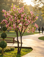 Pohon Tanaman Bunga Bougainvillea Buatan untuk Dekorasi Pernikahan di Taman