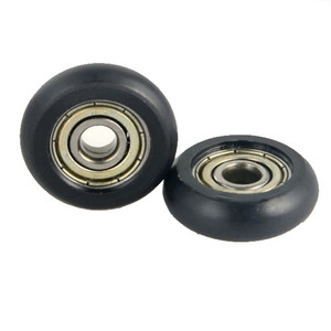 Unterschied liche Farbe Lager runde Form kleine Nylon Riemens cheibe Rad Schiebetür Rollrad - Product Image 1