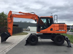 Excavadora de Ruedas Hidráulica Completa DX160W de 19.4 Toneladas con Motor, Caja de Cambios, PLC, Bomba, 1 Año de Garantía, Alto Rendimiento, en Stock - Product Image 5