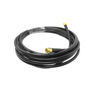 Conector RF macho hembra Cable de montaje de coleta SMA macho a SMA macho enchufe para LMR200 MONTAJE DE Cable de puente LMR195 LMR240 RG58