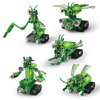 Robot télécommandé 5-en-1 : Insecte, Football de compétition, Modèle éducatif MOC personnalisable, Jouet de gros