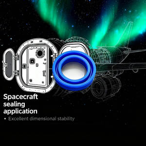 أختام هيدروليكية للطائرات من البولي يوريثان، أختام عازلة من البولي يوريثان بدرجة الطيران، -55 ° من سي إلى 200 ° نطاق التشغيل C - Product Image 4