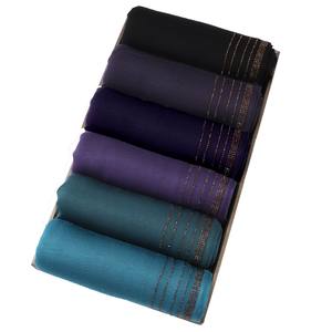 Hot Selling einfarbiges elastisches Baumwoll jersey Polyester langer Schal Weiches atmungsaktives Diamant jersey mit Strass steinen für Muslime - Product Image 2