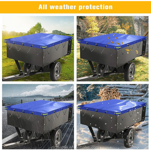 Lona Impermeable para Camiones de 48 x 84.2 Pulgadas, Lona de PVC Resistente, Cubierta para Remolque - Product Image 4