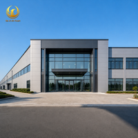 Fábrica de Estructuras de Acero, Planta Industrial, Taller de Producción, Edificio de Oficinas