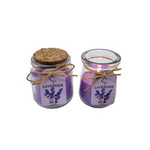 Bougie votive artisanale moderne en cire <span class=keywords><strong>de</strong></span> soja pour l'aromathérapie - Cadeau <span class=keywords><strong>de</strong></span> Diwali, Noël et anniversaire, parfum végétal, coffret cadeau - Product Image 1