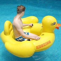 2019 vente chaude nouvelle conception personnalisée canard jaune gonflable motorisé flotte pour des adultes