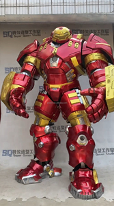 Costume Robot Indossabile Personalizzabile Grande 3M per Adulti, Tuta Cosplay Anti-Hulk Iron Man Mark 44, <span class=keywords><strong>Vestito</strong></span> <span class=keywords><strong>Rosso</strong></span> da Mascotte per Halloween - Product Image 6
