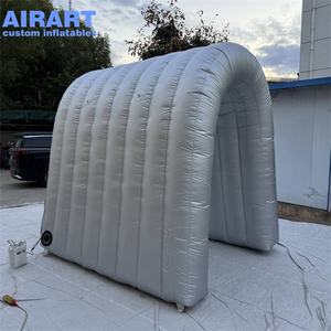 Décorations d'entrée <span class=keywords><strong>pour</strong></span> activités sportives, <span class=keywords><strong>tunnel</strong></span> gonflable gris, canal de marche gonflable - Product Image 1