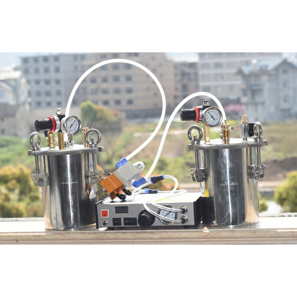 Автоматический дозатор клея для эпоксидной смолы, диспенсер для смешивания жидкого клея в виде купола AB 1:1 2:1 3:1 4:1 5:1, оборудование