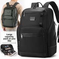 Sac à dos pour ordinateur portable professionnel unisexe grande capacité multifonctionnel décontracté résistant à l'eau