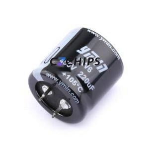 ตัวเก็บประจุอิเล็กโทรไลต์อะลูมิเนียมแบบ Snap-in รุ่น SW62W221MNNXS03S2 ชนิด Through hole (THT) ขนาด D30xL30 มม. 220uF 20% 450V - Product Image 1