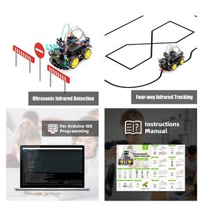 <span class=keywords><strong>Kit</strong></span> Robot Auto Intelligente 4WD Tscinbuny per Programmazione STEM, Progetto C/C++ Fai-da-Te, <span class=keywords><strong>Kit</strong></span> Educativo per <span class=keywords><strong>Robotica</strong></span> - Product Image 5
