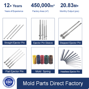 Perno Estrattore Micro SKD61 DIN 1530, Pino Estrattore 1mm 1.5mm 2mm 2.5mm 3mm Resistente all'Usura per Stampi in Metallo e Pressofusione - Product Image 4
