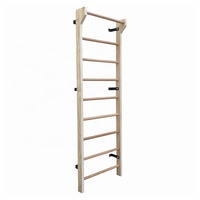Barre de gymnastique murale en bois multifonctionnelle pour la maison, l'équipement de physiothérapie et les entraînements polyvalents, échelle suédoise