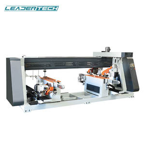 Lini produksi pintu cetak komposit otomatis, untuk PVC MDF HDF material Leadertech merek hingga 25m/menit kecepatan kerja - Product Image 5