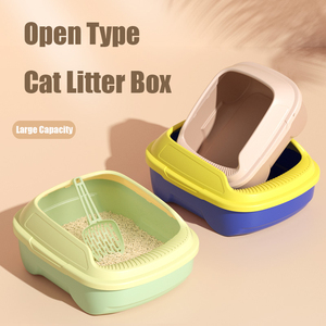 SUNSUN-productos <span class=keywords><strong>de</strong></span> limpieza para gatos, <span class=keywords><strong>caja</strong></span> <span class=keywords><strong>de</strong></span> <span class=keywords><strong>arena</strong></span> <span class=keywords><strong>de</strong></span> plástico reutilizable antisalpicaduras semicerrada para mascotas en forma <span class=keywords><strong>de</strong></span> coche - Product Image 2