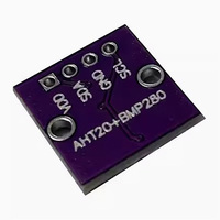 #64097 AHT20 + BMP280 kit modul Sensor Digital, presisi tinggi untuk pengukuran tekanan atmosfer kelembapan temperatur