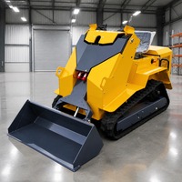 Meilleur prix pour mini-chargeuse sur pneus de 1,2 tonne H-490 CE certifiée EPA avec moteur Kubota Yanmar en stock