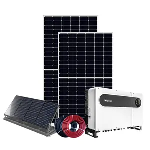 Solução de energia solar pv 1000kva, sistema de energia solar 1mw, planta de energia na rede, sistema de energia solar