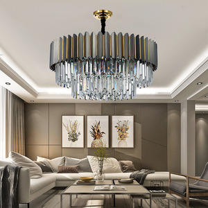 Overseas Export <strong>Crystal</strong> Chandeliers, Italian Minimalist Living Room Lamps, High-End Hall Lighting Fixtures, Light Luxury Style - Product Image 3